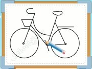 vẽ xe đạp